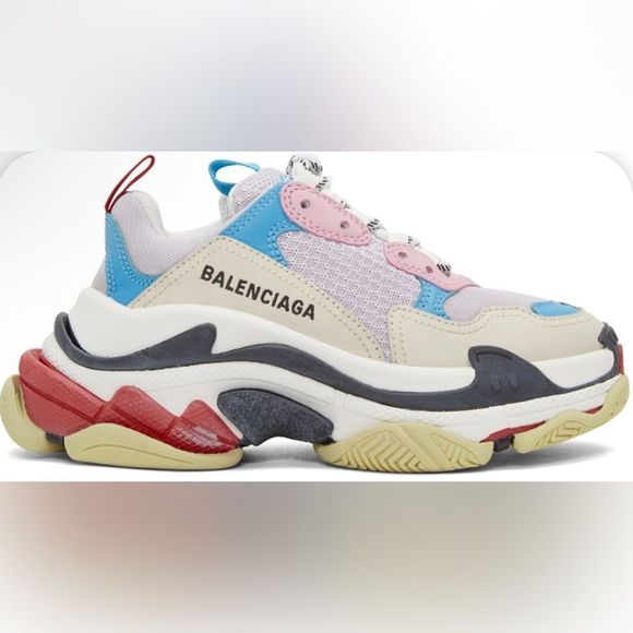 nwt RARE🤩 BALENCIAGA TRIPLE S SNEAKERS 👟 SZ:7usa,37euro,4uk ⚡️ - Picture 1 of 16